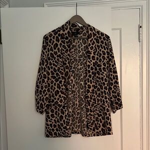 Worthington Leopard Print Jacket